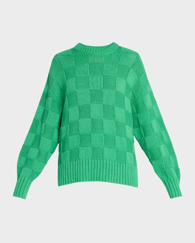 Checker Cozy Crewneck Sweat